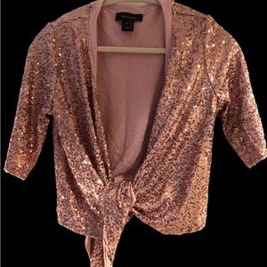 Karen Kane Sequin Cardigan